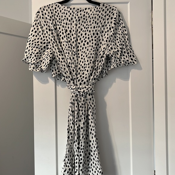 Zara Tied Polka Dot Dress Size M - Picture 11 of 11
